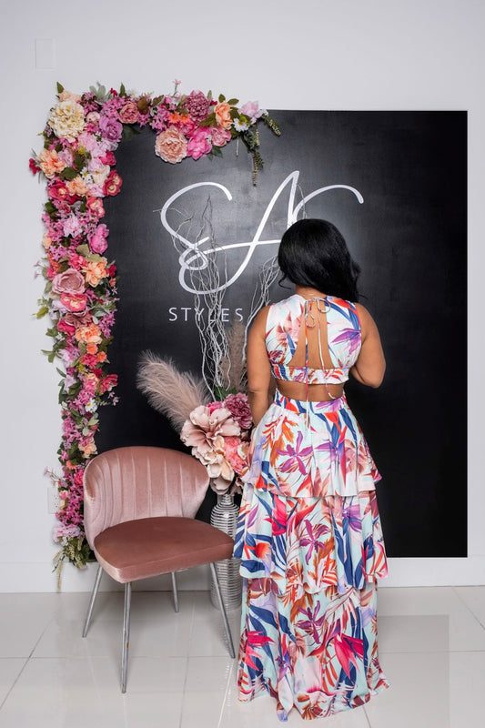 Isla Layered Maxi Dress