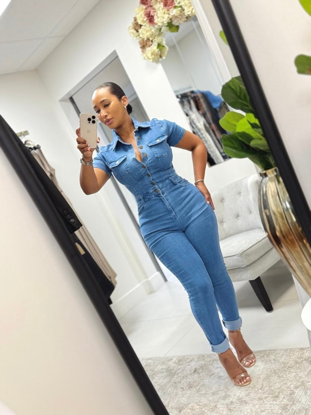 Candice Denim Jumper