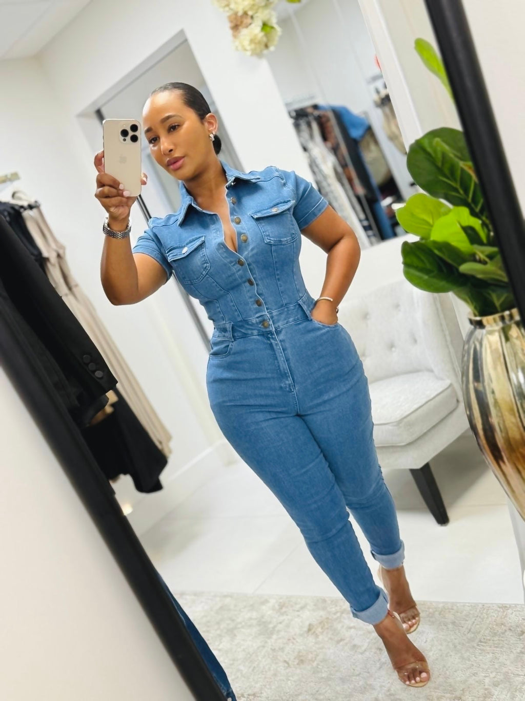 Candice Denim Jumper