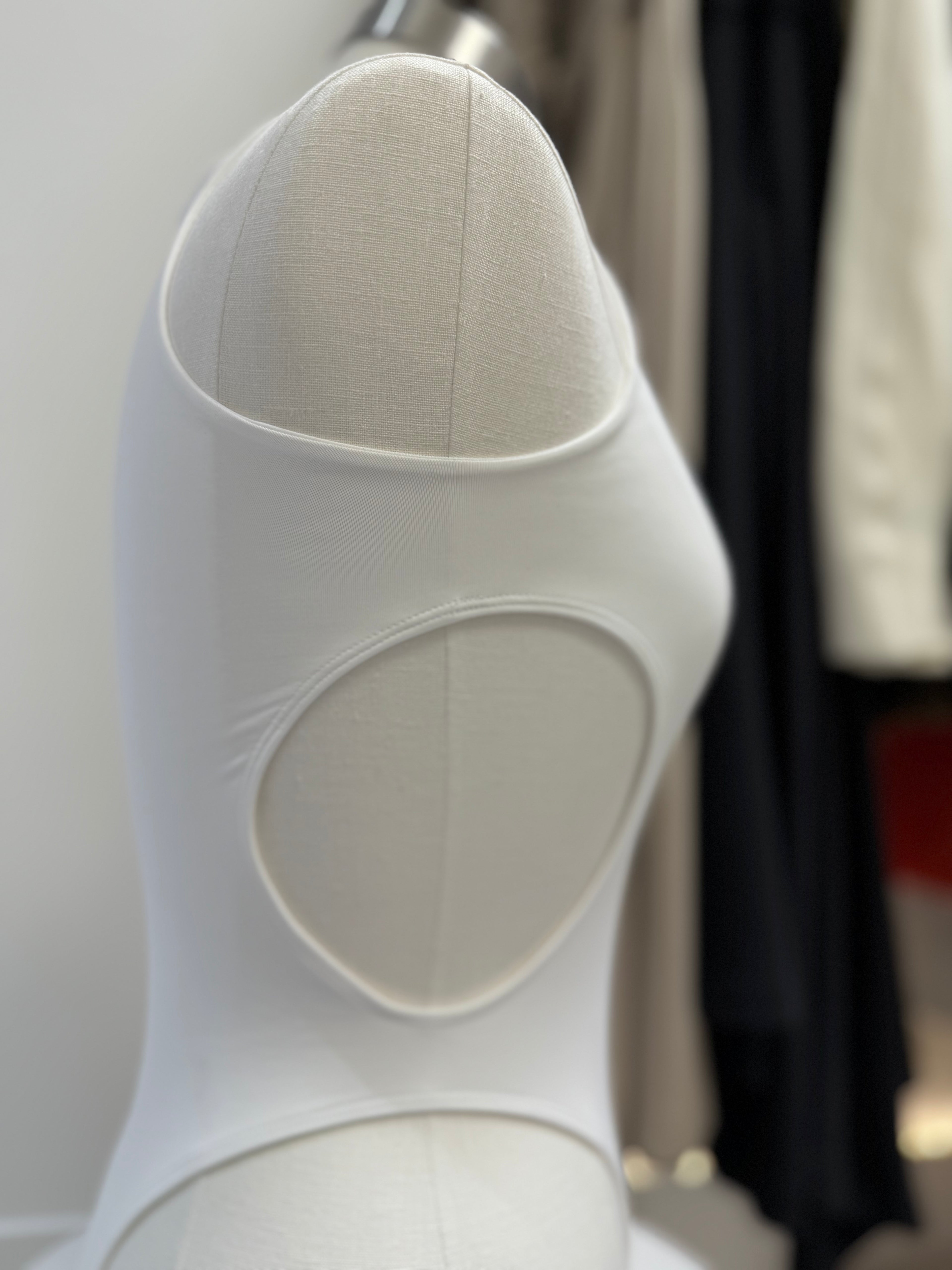 Sides Out Bodysuit (White)