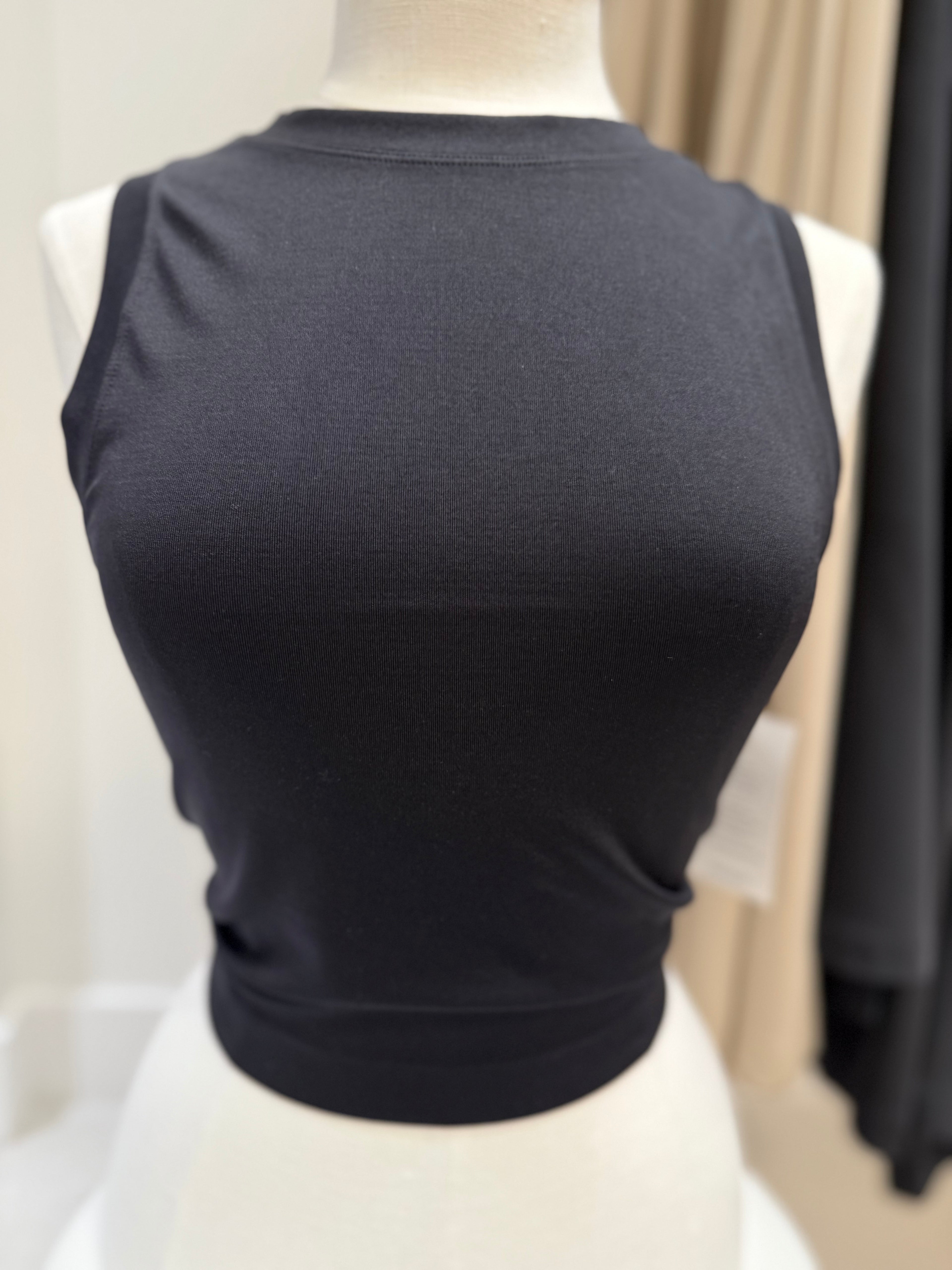 Black Crop Top (Black only)