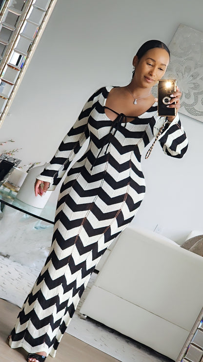 Tyla Wave Maxi Dress