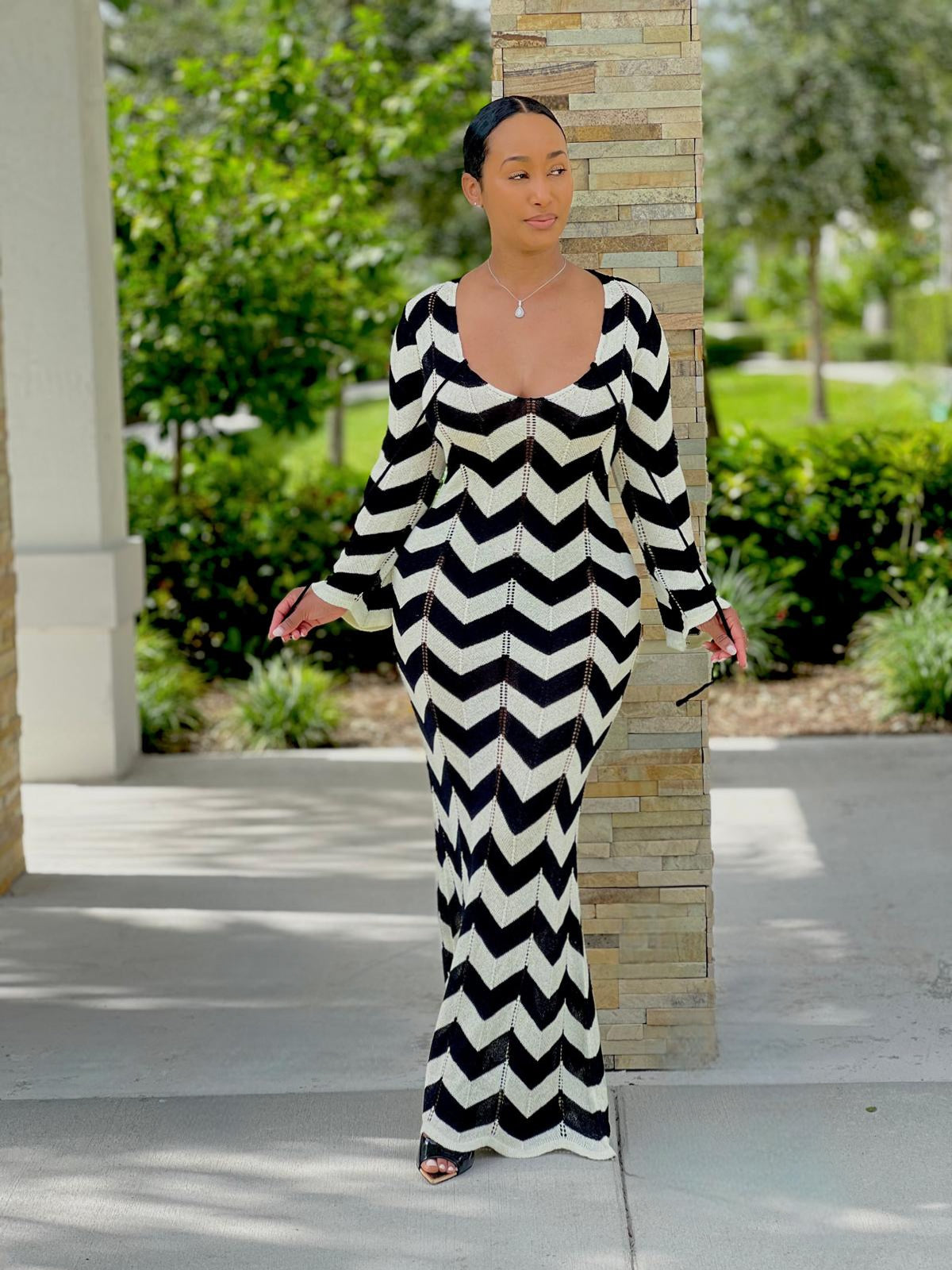 Tyla Wave Maxi Dress