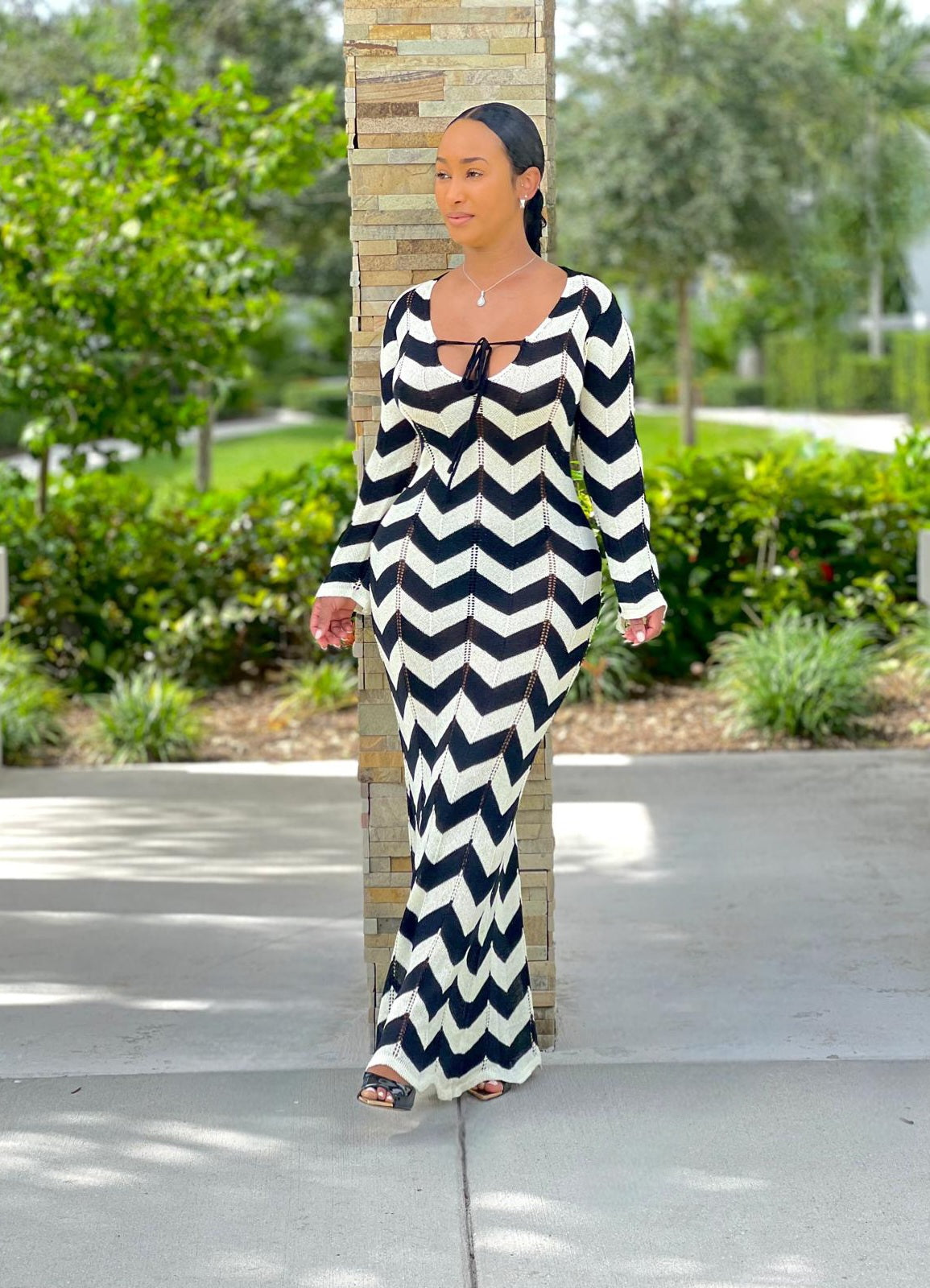 Tyla Wave Maxi Dress