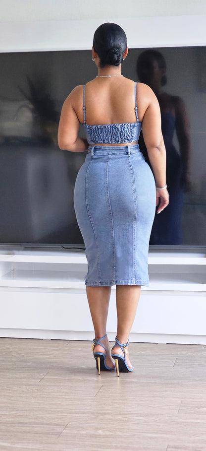 Demi Denim Dress