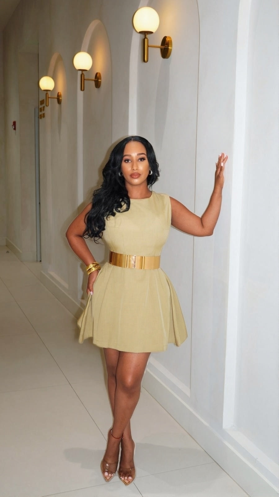 Golden Hour Mini Dress