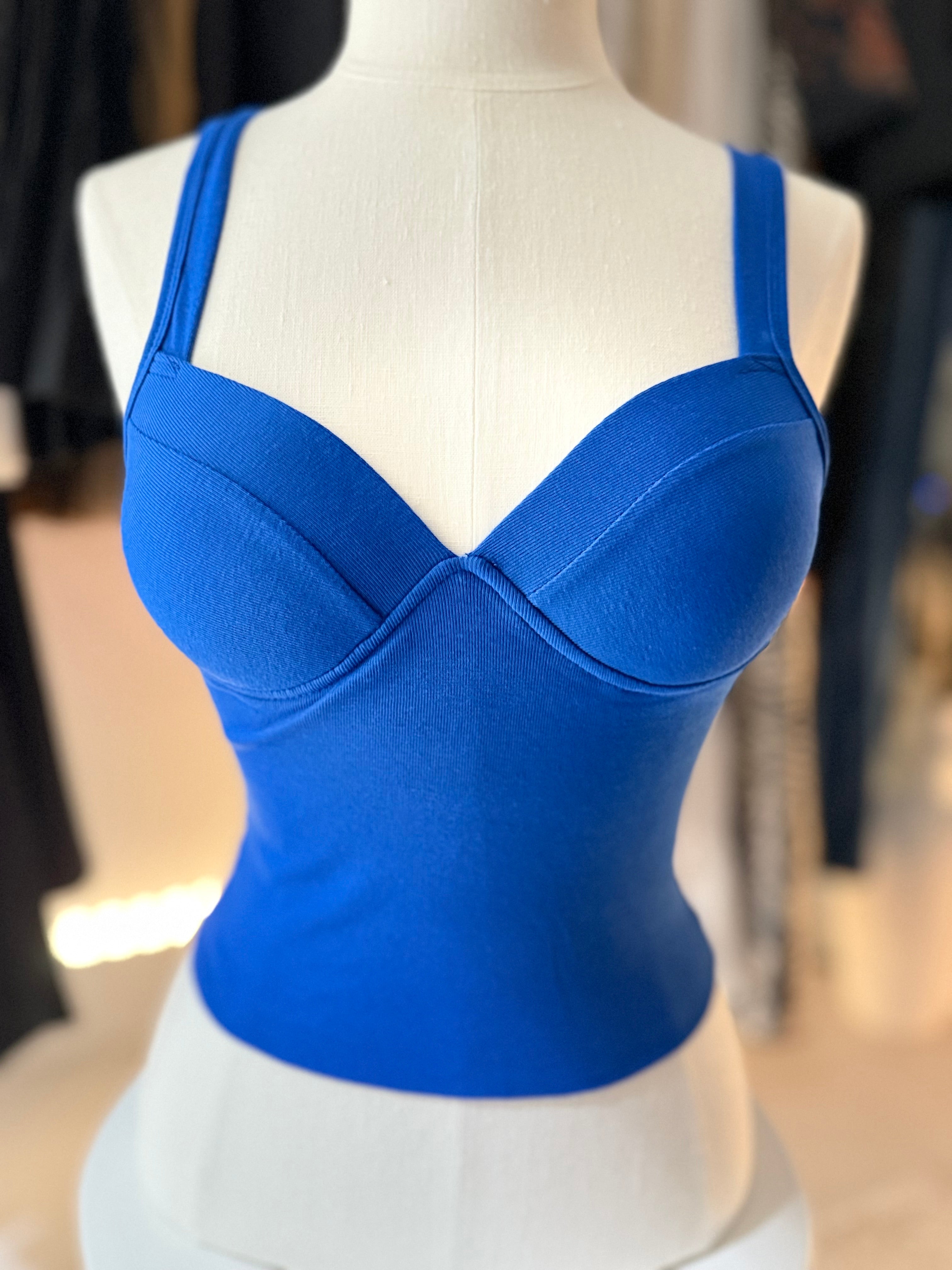 Rona Crop Top (Blue or Brown)