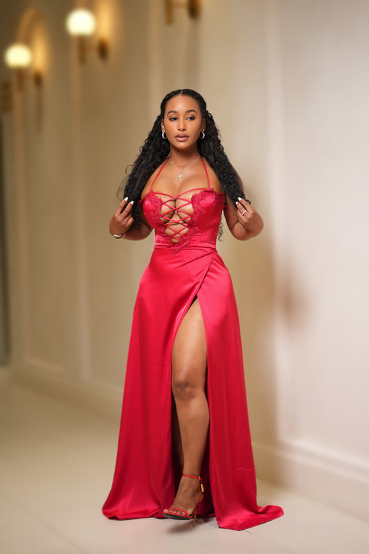 Evening Rose Dress