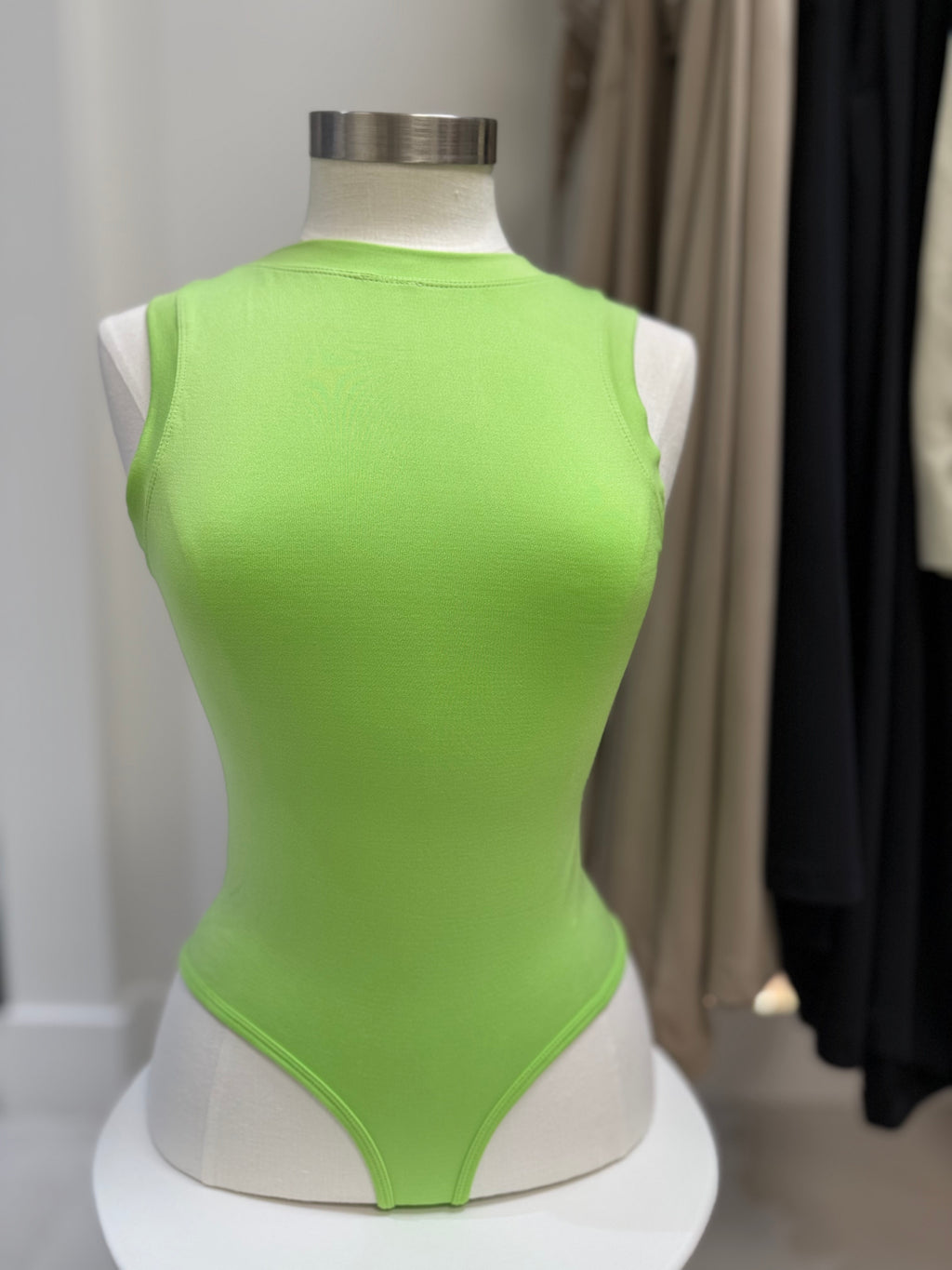 Sleeveless Lime Bodysuit