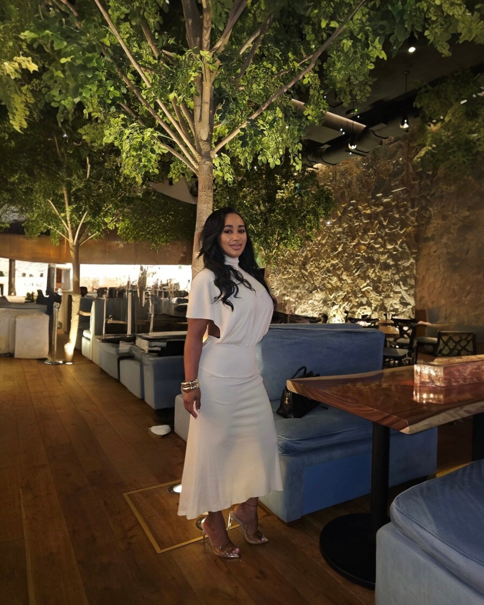 Ivory Grace Midi Dress