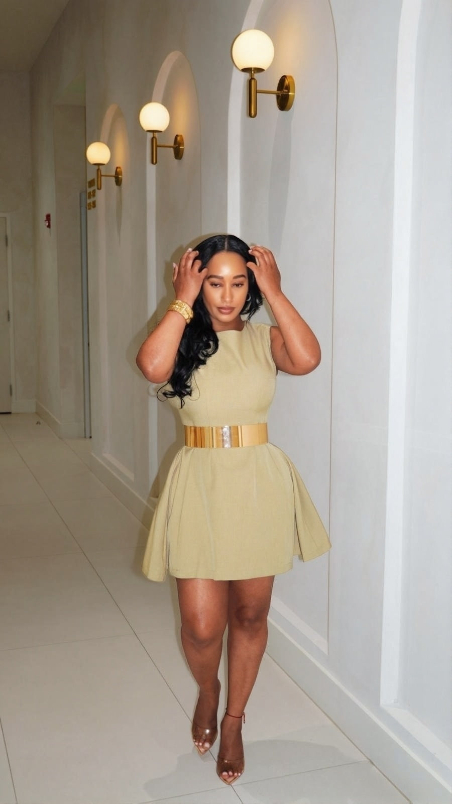 Golden Hour Mini Dress