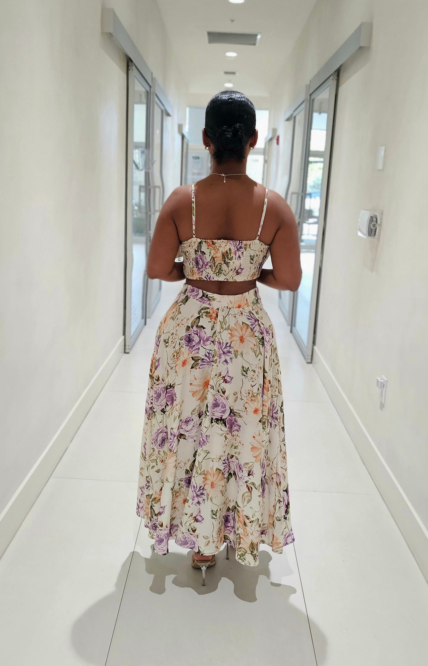 Paloma Bloom Maxi Skirt Set