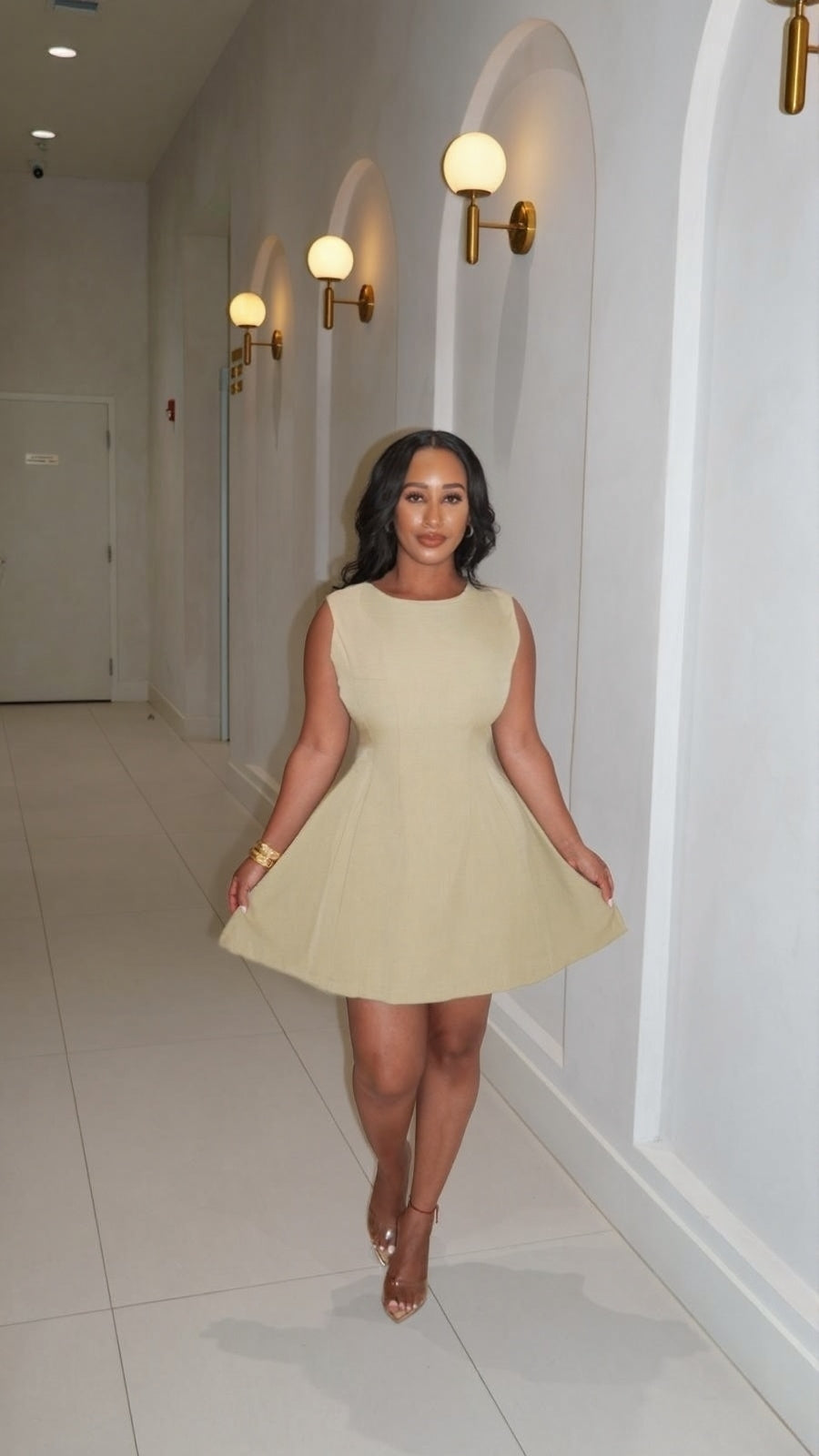 Golden Hour Mini Dress