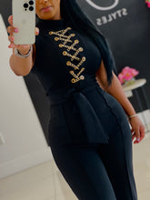 Load image into Gallery viewer, Heart of Gold Royal Blue Jumper
