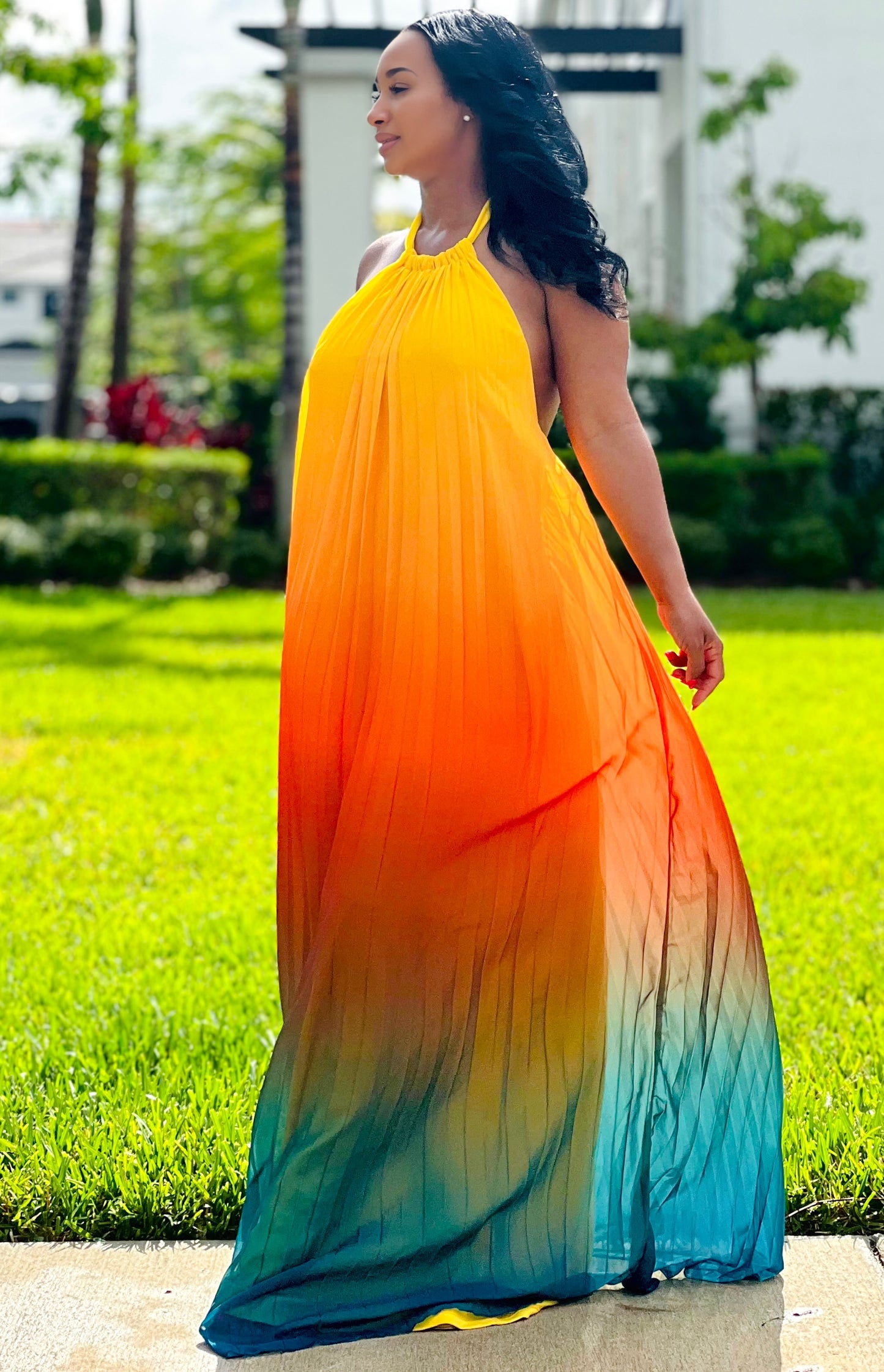 Ombré Maxi Dress