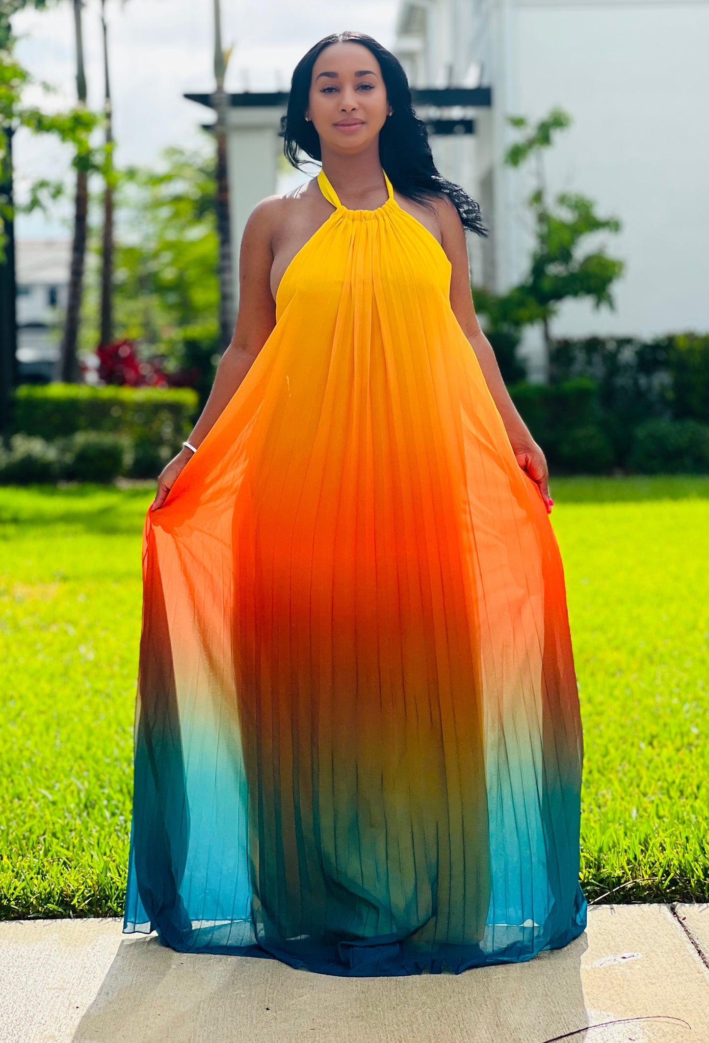 Ombré Maxi Dress