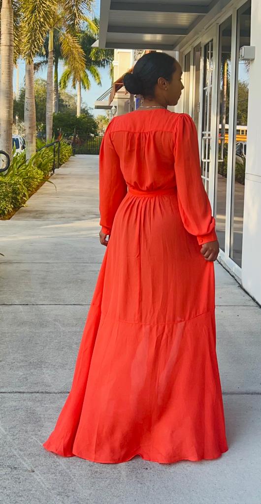 Caroline Flare Maxi Top