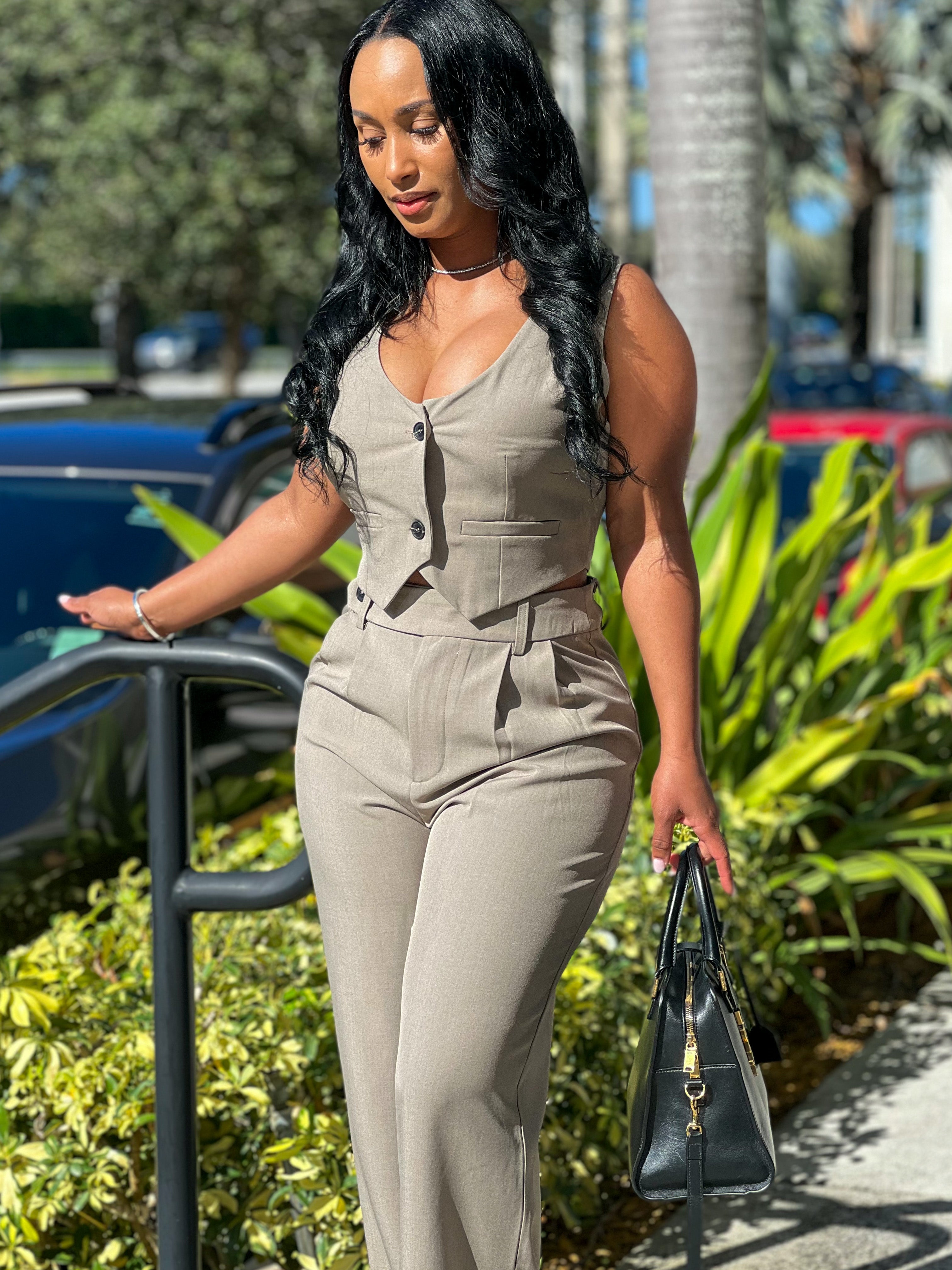 Mellany Vest Pants Set