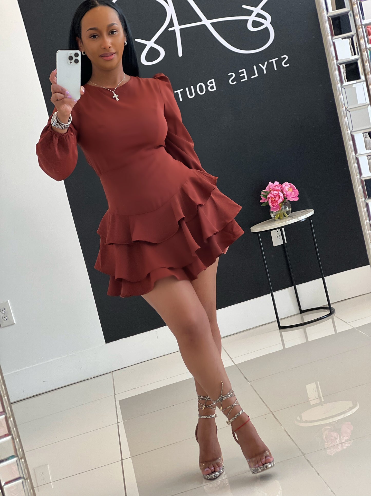 Mocha Love Mini Dress