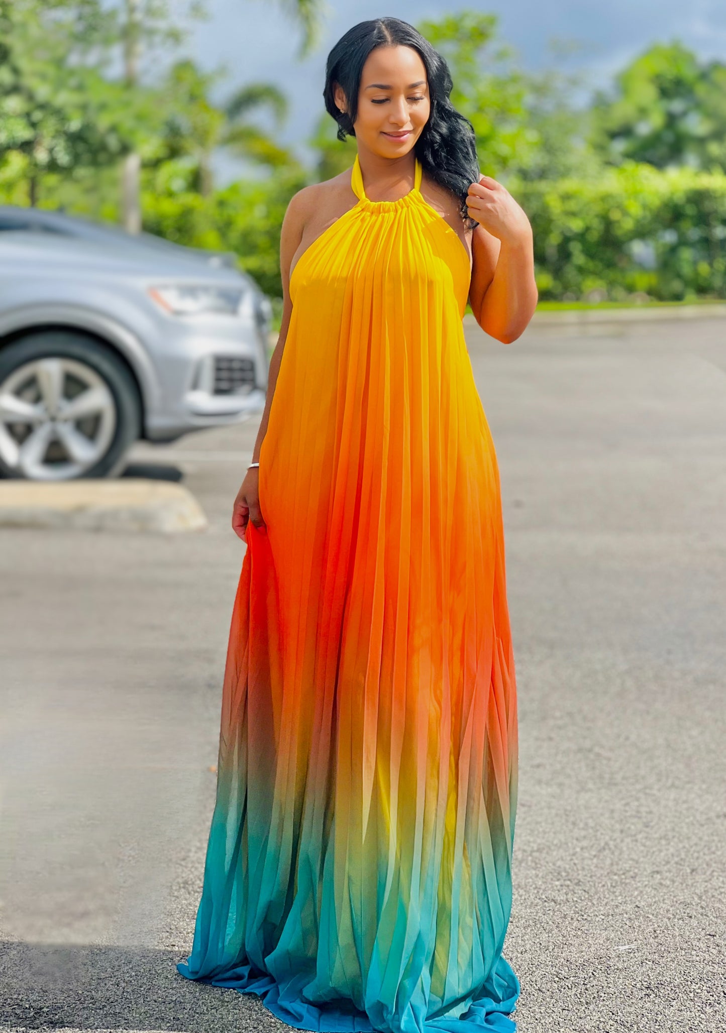 Ombré Maxi Dress