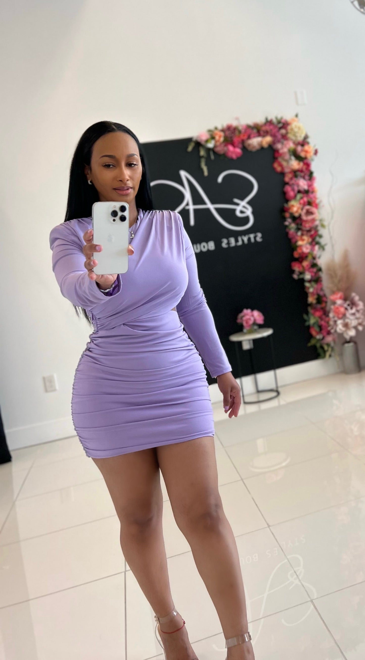 Violet Midi Dress