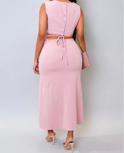 Pretty In Pink Maxi Dress