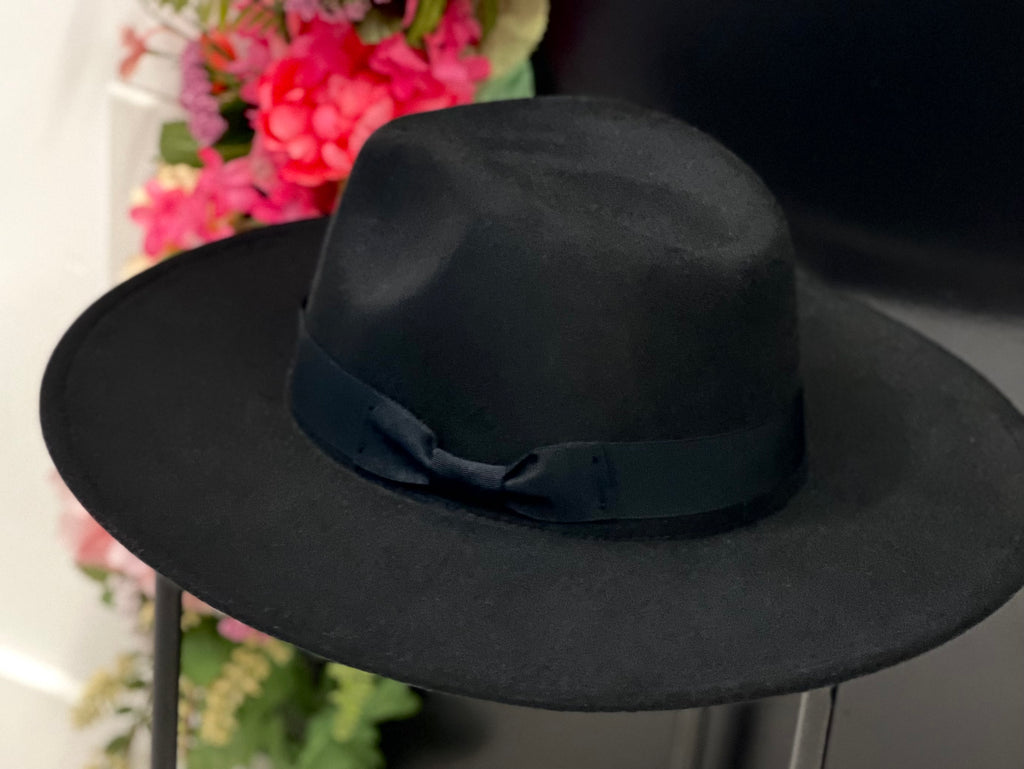 Wide Rim Fedora Hat