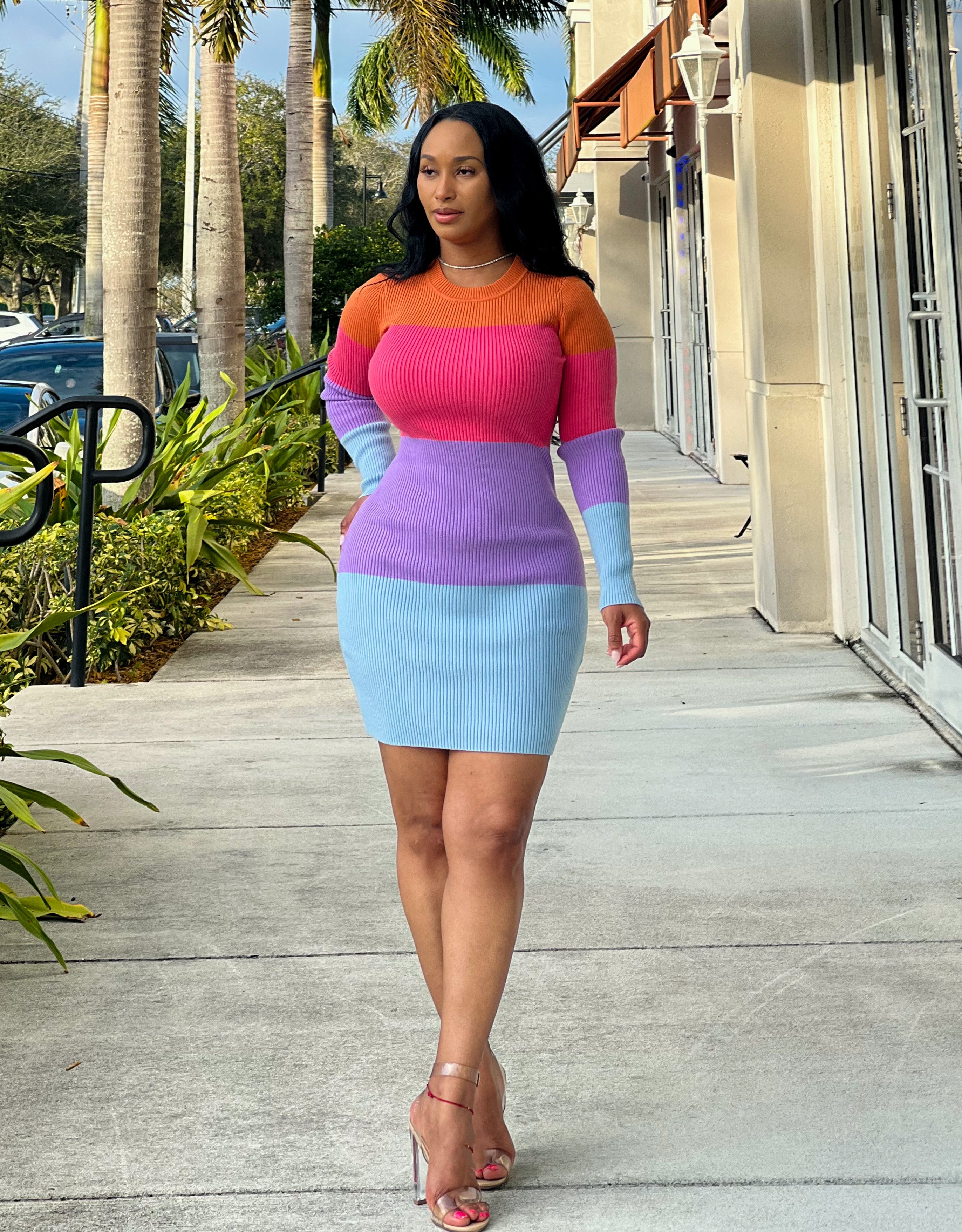 farrah mini dress Significant Other Farrah Long Sleeve Mini Dress 2