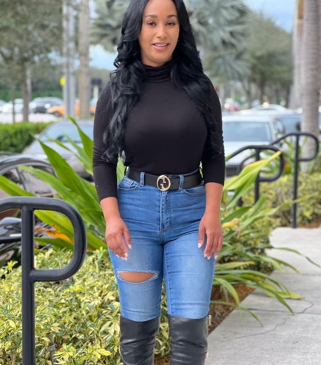 Elyse Turtle Neck Top