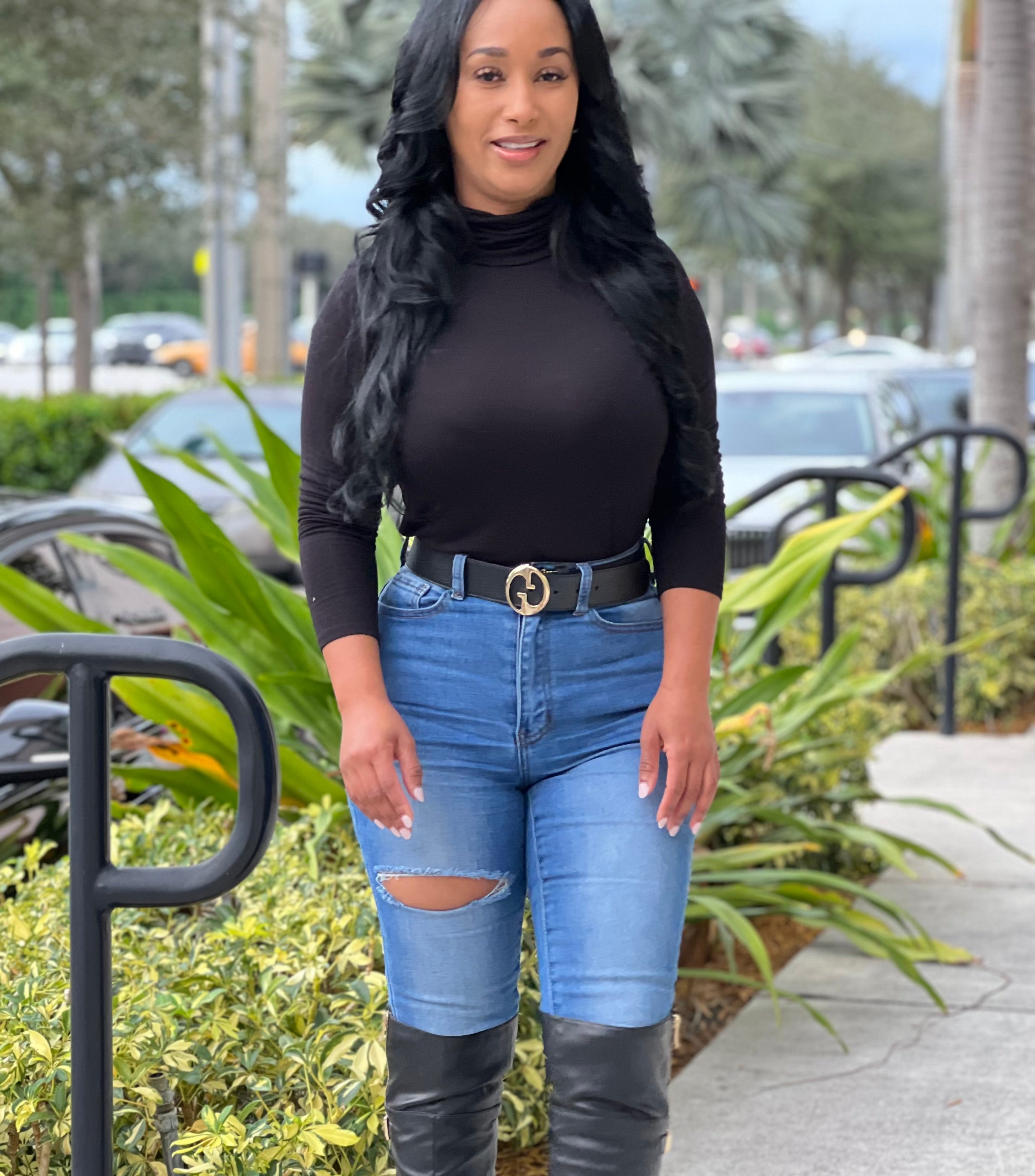 Elyse Turtle Neck Top